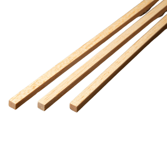 12 Inch Balsa Wood Sticks (1OO Pack)